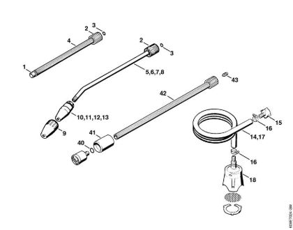 Elektricni visokotlacni cistilnik (RE) RE 102 K USA Orodja, pribor della Marca Stihl
