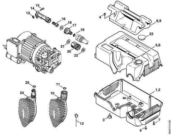 Elektricni visokotlacni cistilnik (RE) RE 104 K Pokrov della Marca Stihl