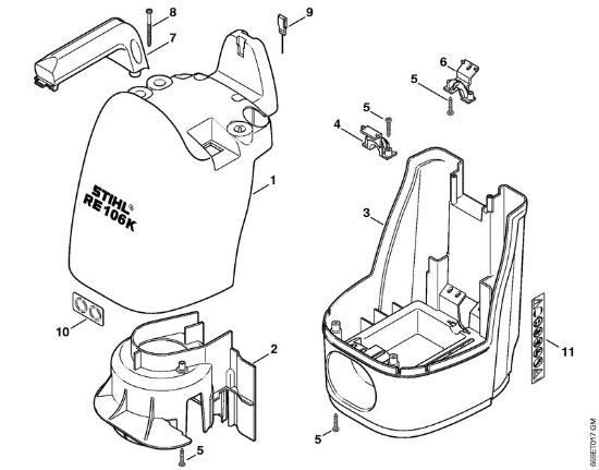 Elektricni visokotlacni cistilnik (RE) RE 106 K Pokrov della Marca Stihl