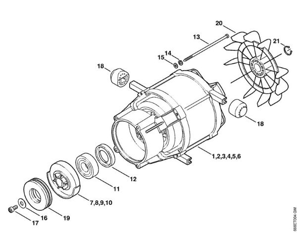 Elektricni visokotlacni cistilnik (RE) RE 107 Elektromotor della Marca Stihl