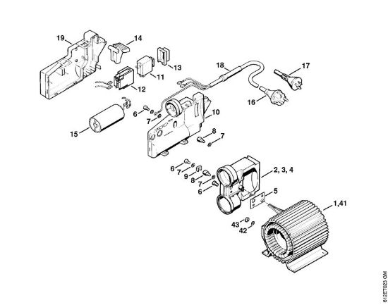 Elektricni visokotlacni cistilnik (RE) RE 120 K Elektromotor, nožno stikalo della Marca Stihl
