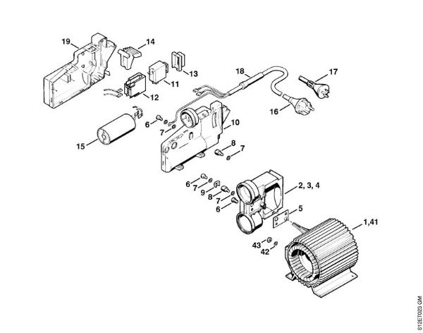 Elektricni visokotlacni cistilnik (RE) RE 120 K Elektromotor, nožno stikalo della Marca Stihl