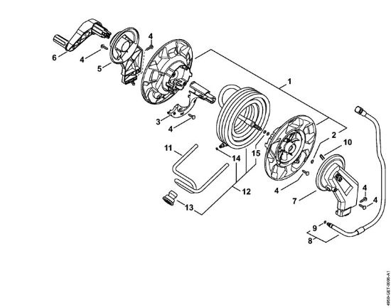 Elektricni visokotlacni cistilnik (RE) RE 140 PLUS Navijalni boben cevi della Marca Stihl