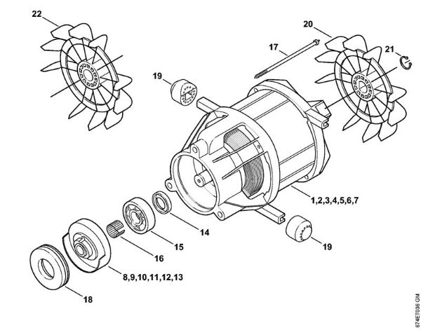 Elektricni visokotlacni cistilnik (RE) RE 142 PLUS Elektromotor della Marca Stihl