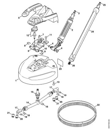 Elektricni visokotlacni cistilnik (RE) RE 143 cistilec površin RA 101   06/2019 della Marca Stihl