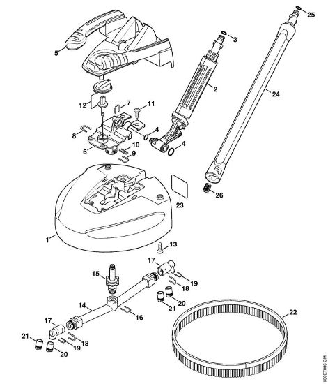 Elektricni visokotlacni cistilnik (RE) RE 143 PLUS cistilec površin RA 101   06/2019 della Marca Stihl