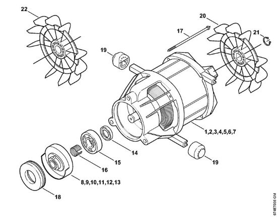 Elektricni visokotlacni cistilnik (RE) RE 162 Elektromotor della Marca Stihl