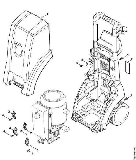 Elektricni visokotlacni cistilnik (RE) RE 230 Pokrov della Marca Stihl