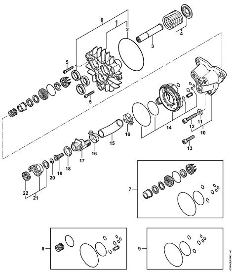 Elektricni visokotlacni cistilnik (RE) RE 362 PLUS crpalka della Marca Stihl