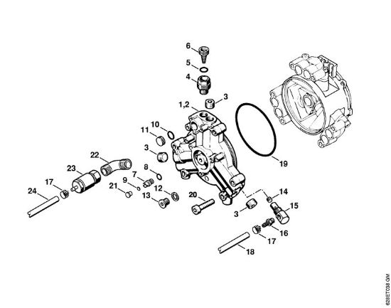 Elektricni visokotlacni cistilnik (RE) RE 560 W Pokrov crpalke della Marca Stihl