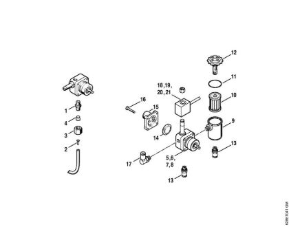 Elektricni visokotlacni cistilnik (RE) RE 560 W Rezervoar za gorivo, crpalka za gorivo   X 35 751 076,   X 35 799 999 della Marca Stihl