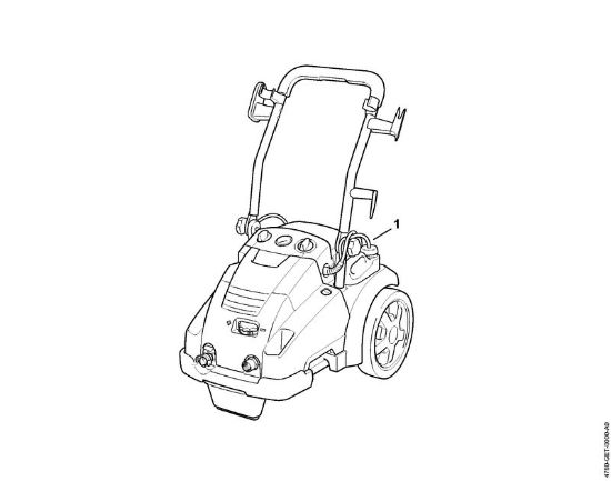 Elektricni visokotlacni cistilnik (RE) RE 580 W Serijska številka della Marca Stihl