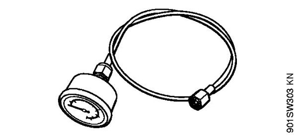 Elektricni visokotlacni cistilnik (RE) RE 581 PLUS Manometer della Marca Stihl