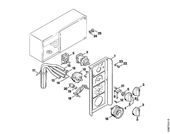 Elektricni visokotlacni cistilnik (RE) RE 630 W Instrumentalna plošca della Marca Stihl