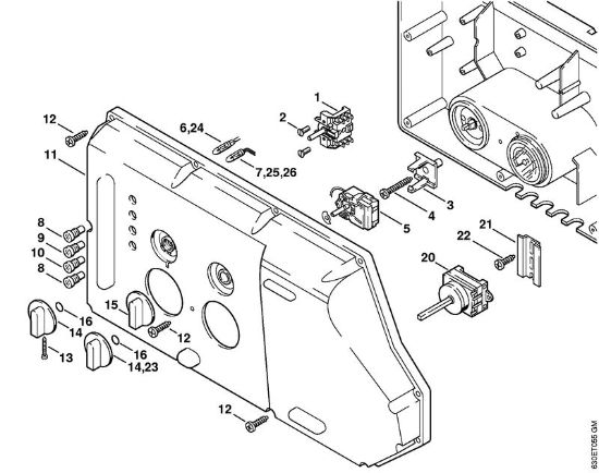 Elektricni visokotlacni cistilnik (RE) RE 640 W Instrumentalna plošca della Marca Stihl