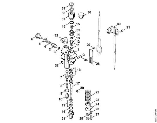 Elektricni visokotlacni cistilnik (RE) RE 640 W Varnostni blok   X 22 947 954 (36.95) della Marca Stihl