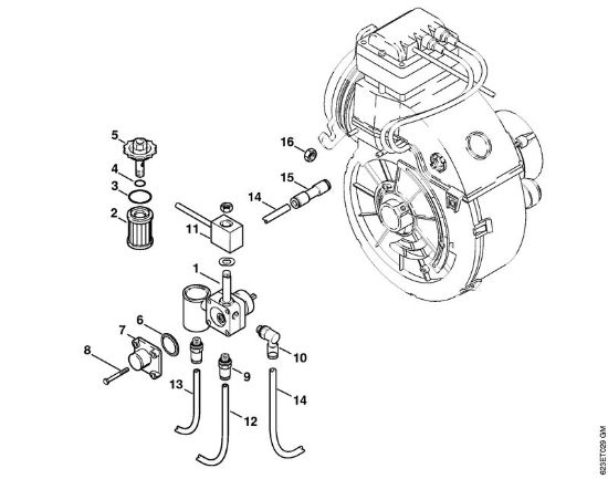 Elektricni visokotlacni cistilnik (RE) RE 660 W crpalka za gorivo della Marca Stihl