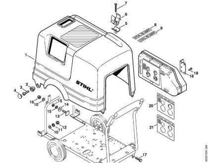 Elektricni visokotlacni cistilnik (RE) RE 660 W Pokrov della Marca Stihl