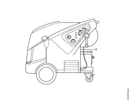Elektricni visokotlacni cistilnik (RE) RE 661 PLUS Serijska številka della Marca Stihl