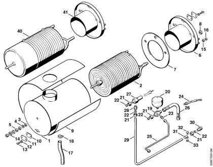 Elektricni visokotlacni cistilnik (RE) RE 830 W Izmenjevalnik toplote della Marca Stihl