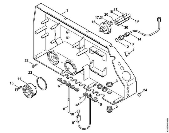 Elektricni visokotlacni cistilnik (RE) RE 840 W Centralno stikalo della Marca Stihl