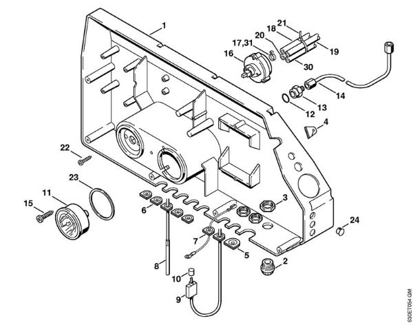Elektricni visokotlacni cistilnik (RE) RE 840 W Centralno stikalo della Marca Stihl