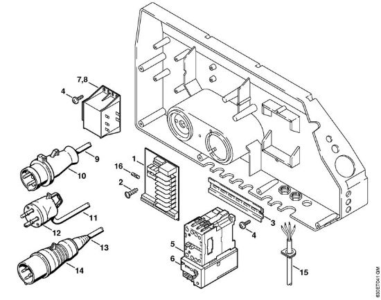 Elektricni visokotlacni cistilnik (RE) RE 840 W Centralno stikalo della Marca Stihl