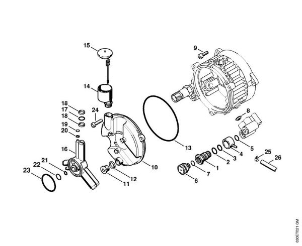 Elektricni visokotlacni cistilnik (RE) RE 840 W crpalka della Marca Stihl