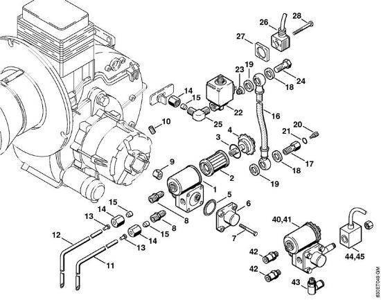 Elektricni visokotlacni cistilnik (RE) RE 840 W crpalka za gorivo   X 35 751 174 della Marca Stihl