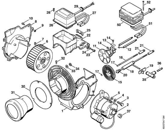 Elektricni visokotlacni cistilnik (RE) RE 840 W Gorilnik   X 35 800 836 della Marca Stihl
