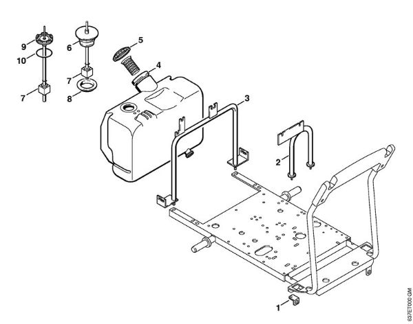 Elektricni visokotlacni cistilnik (RE) RE 840 W Vozicek della Marca Stihl
