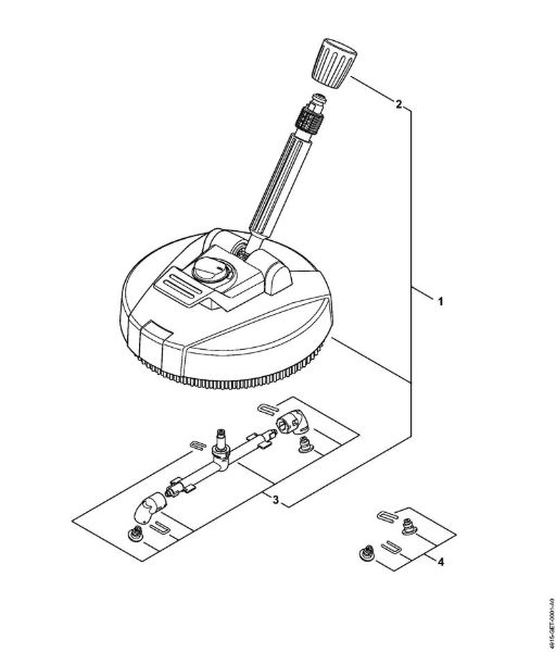 Elektricni visokotlacni cistilnik (RE) RE 88 cistilec površin RA 82   06/2019 della Marca Stihl