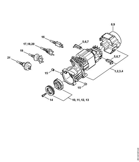 Elektricni visokotlacni cistilnik (RE) RE 95 Elektromotor, prikljucni kabel della Marca Stihl