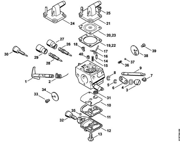BT 121 BT 121-Z Uplinjac C1Q-S161, C1Q-S83 della Marca Stihl