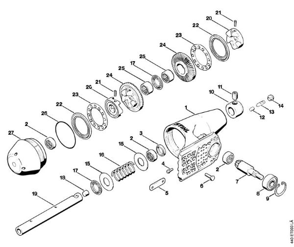 BT 310, BT 311 BT 310 BT 310 gonilo della Marca Stihl