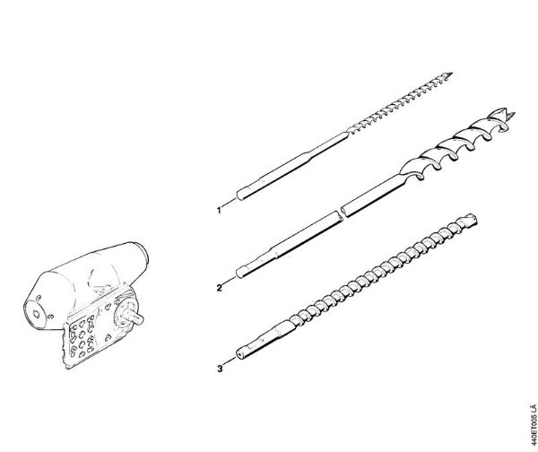 BT 310, BT 311 BT 310 Orodja, posebni pribor della Marca Stihl