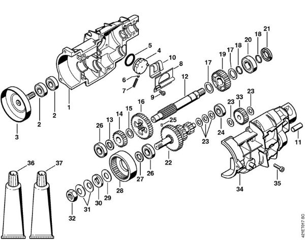 BT 45 BT 45-Z Gonilo della Marca Stihl
