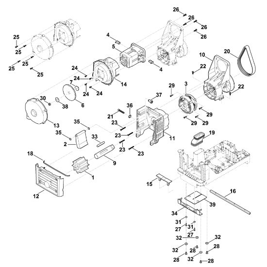 Slika C - Motor, rezalno orodje GHE 140.0 L