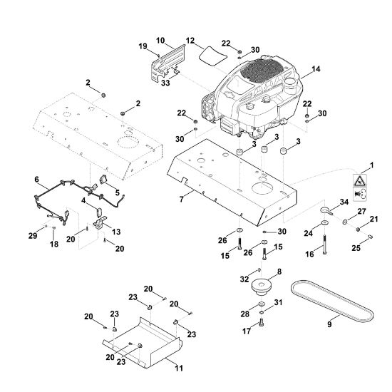 Slika C - Motor, pogon GH 370.0 S