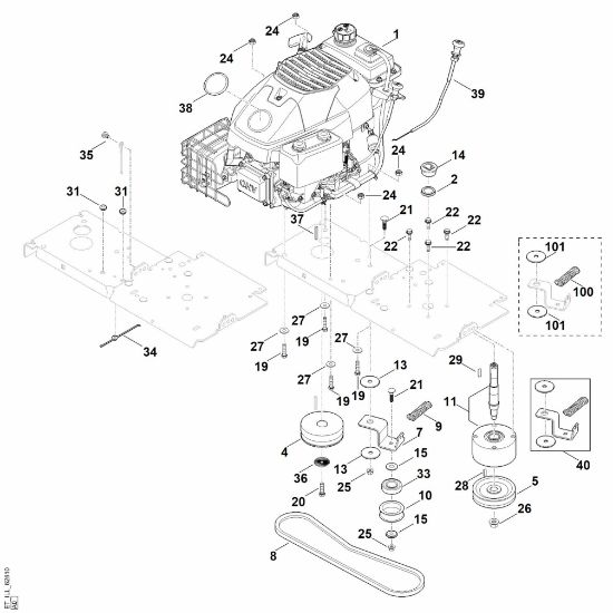 Slika C - Motor, pogon GH 460.1 C