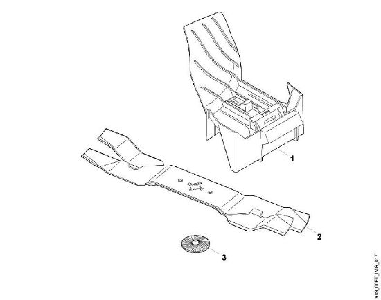 Dodatni deli Kit 448 A - Pribor za mulcenje della Marca Viking