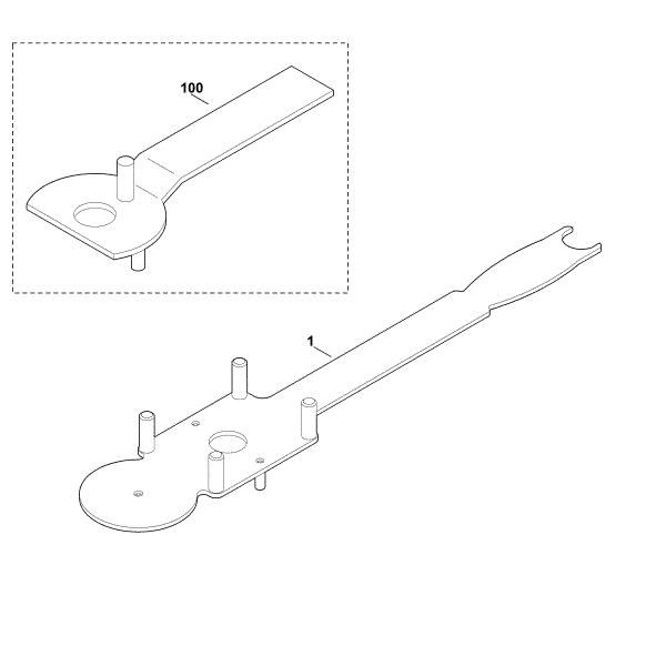 Slika H - Specialno orodje MB 6.2 RH