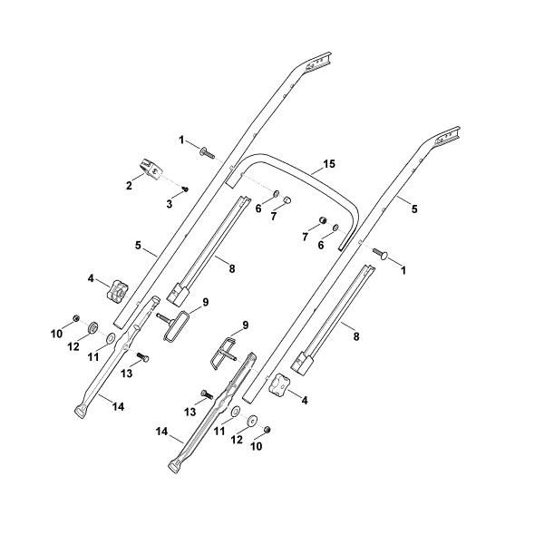 Slika B - Spodnji del krmila MB 655.0 V
