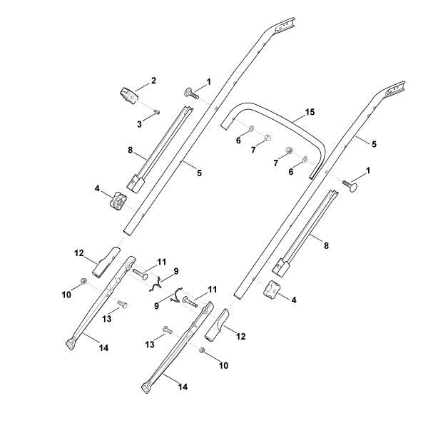 Slika B - Spodnji del krmila MB 655.1 VS