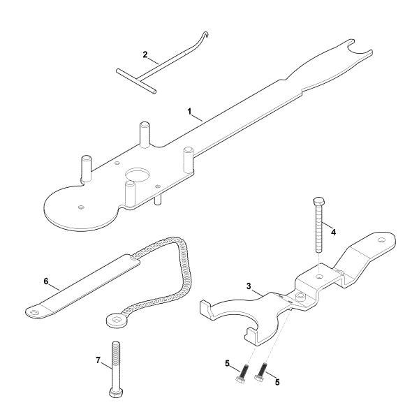 Slika J - Specialno orodje MB 655.3 VS