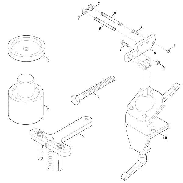 Slika I - Specialno orodje HB 445.2 R