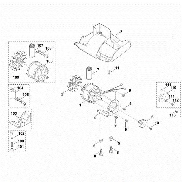 Slika D - Elektromotor LE 540