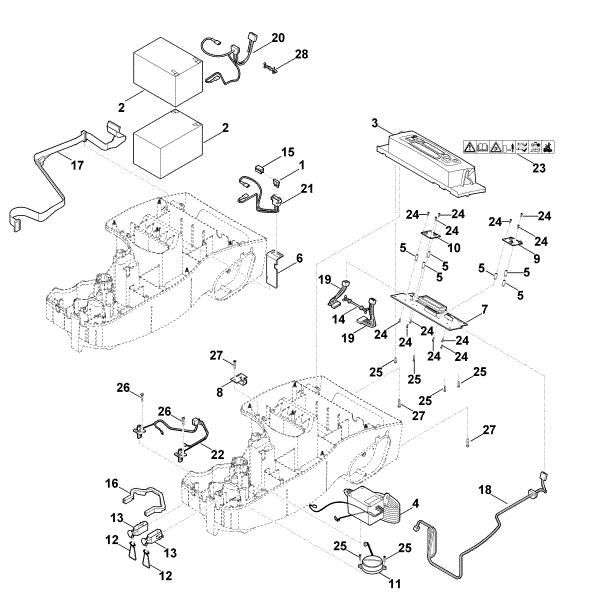 Slika E - Elektricni deli MI 322.0 C