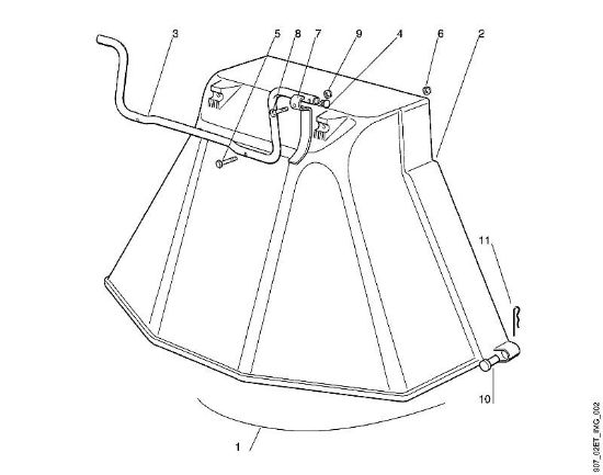 Dodatni deli DPC 500 A - Deflektor della Marca Viking
