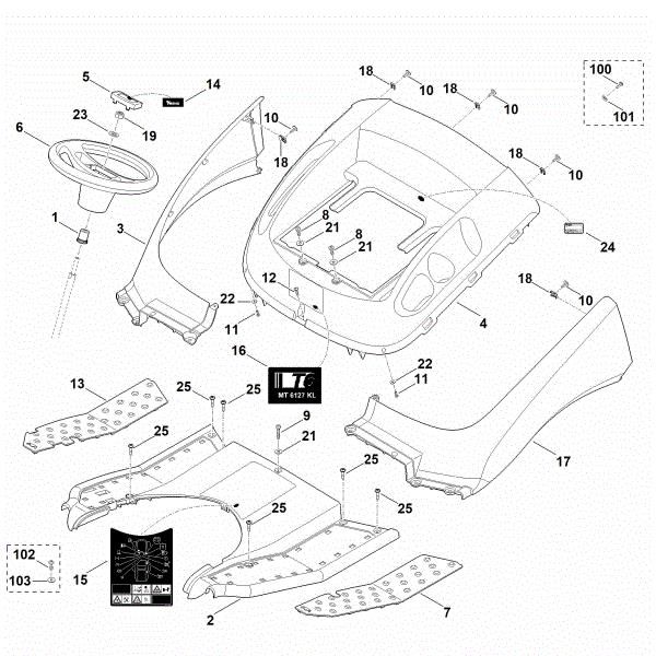 Slika C - Obloga MT 6127.0 KL
